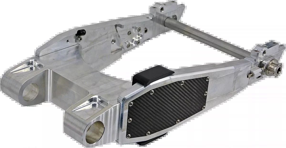 Trask Assault Raw Billet Aluminum Rear Swingarm fits 2009-2024 Harley Touring