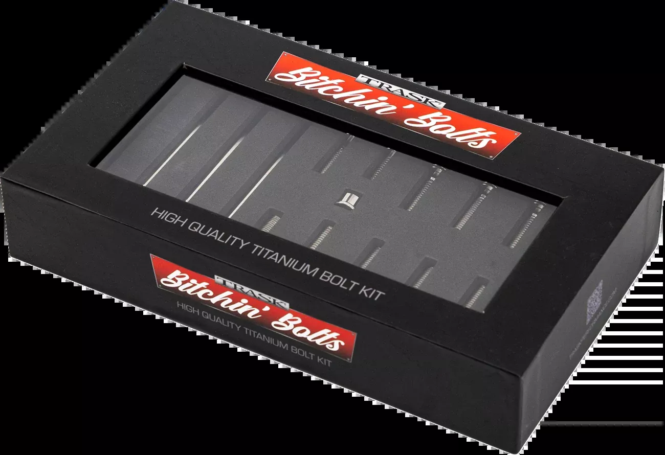 Trask Bitchin' Bolts Hardware Kit - Titanium - M8 - Primary Cover - TM-1050-G