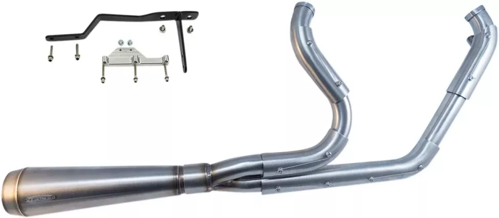 Trask Stainless Steel Assault Series 2 Into 1 Exhaust Harley 99-06 FL TM-5040