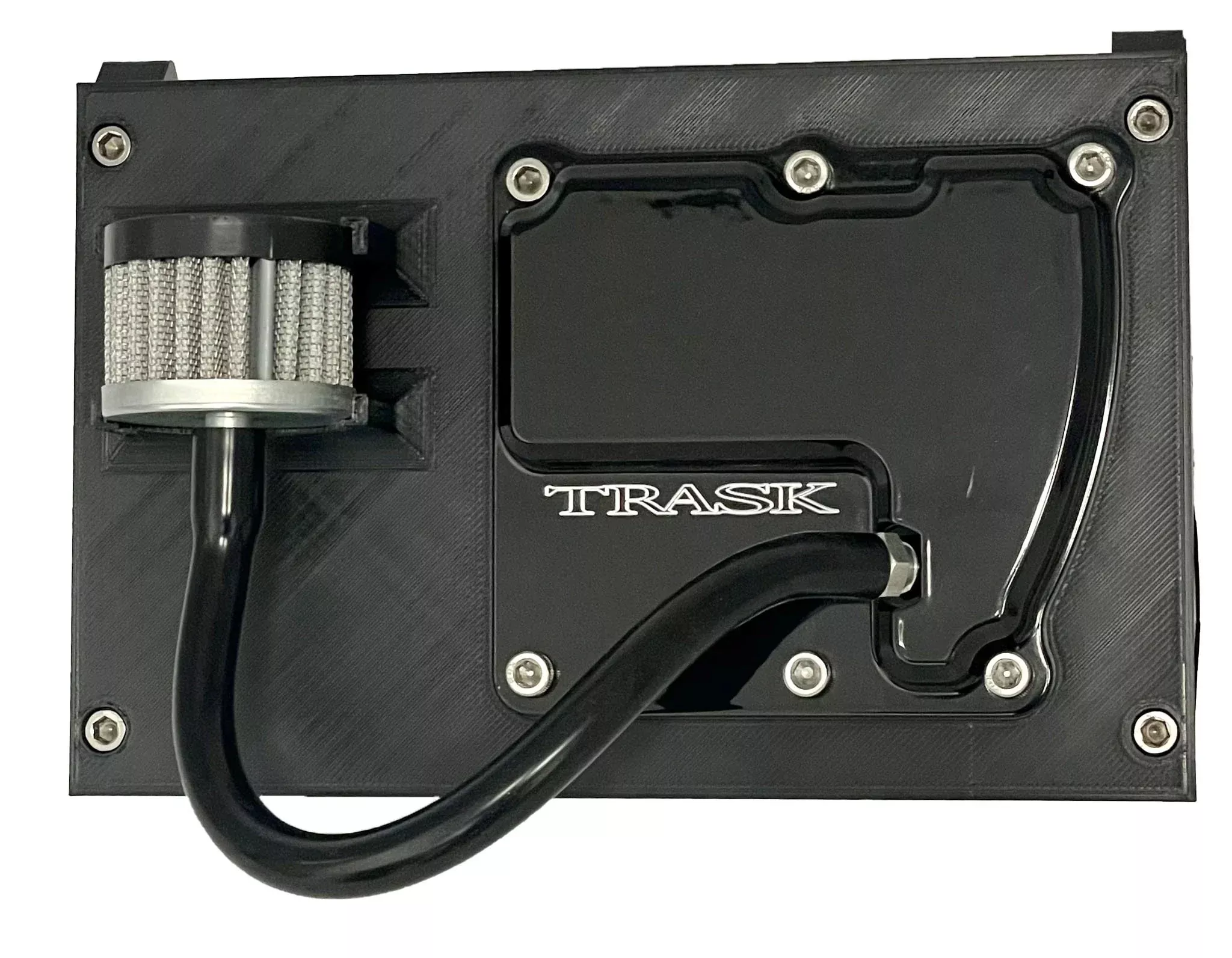 Trask Vented Trans Top Cover Harley M8 Fit 17-Up