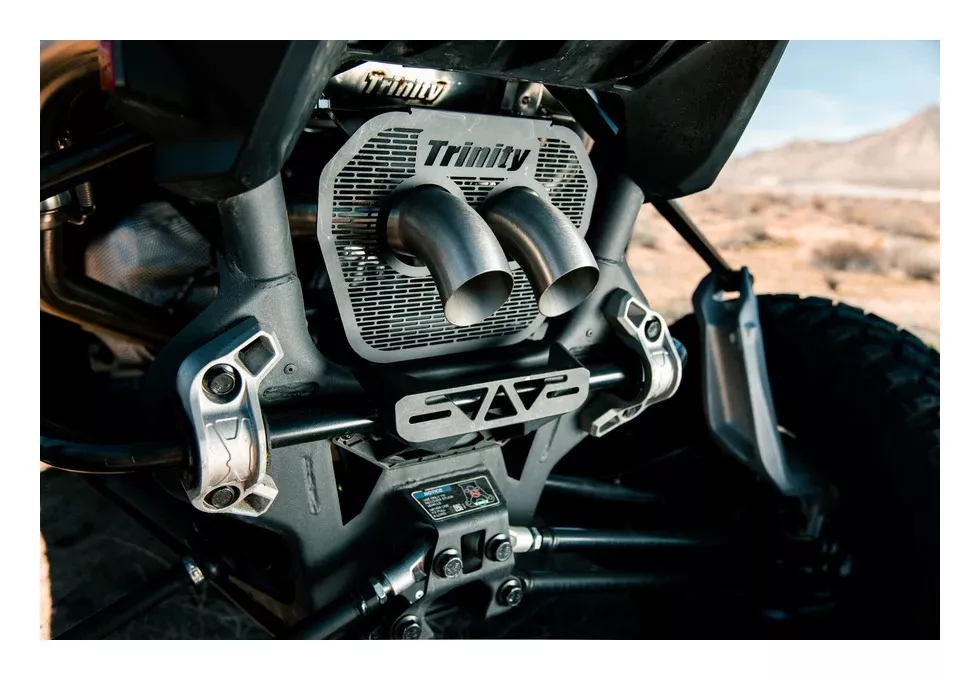 Trinity Racing Slip-On Center Exit Exhaust Can-Am Maverick R 2024-2026