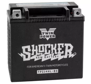 Twin Power Shocker Motorcycle Heavy Duty 12V Battery Harley 04-19 XL XG 65958-04