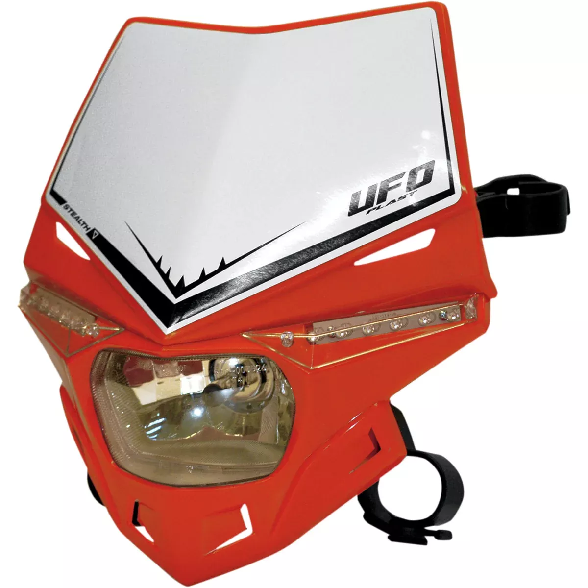 UFO 2001-0732 PF01715070 Two-Piece Stealth Headlight System Stealth Headlight – Red