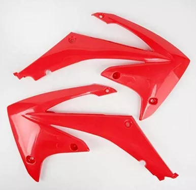 UFO Plastics HO04682-070 Radiator Covers Red for Honda CRF