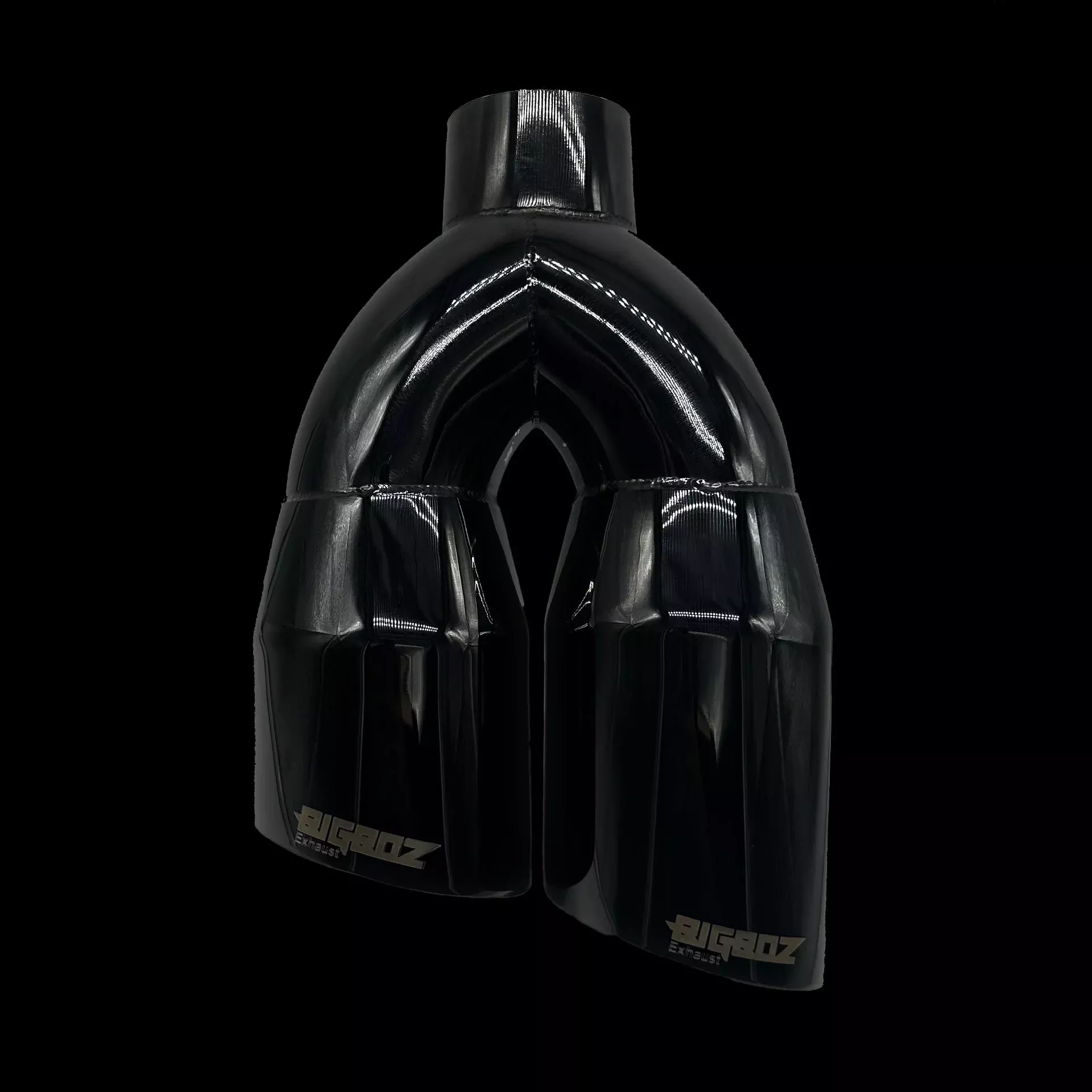 UNIVERSAL DOUBLE-WALL LIGHTNING STYLE EXHAUST TIP