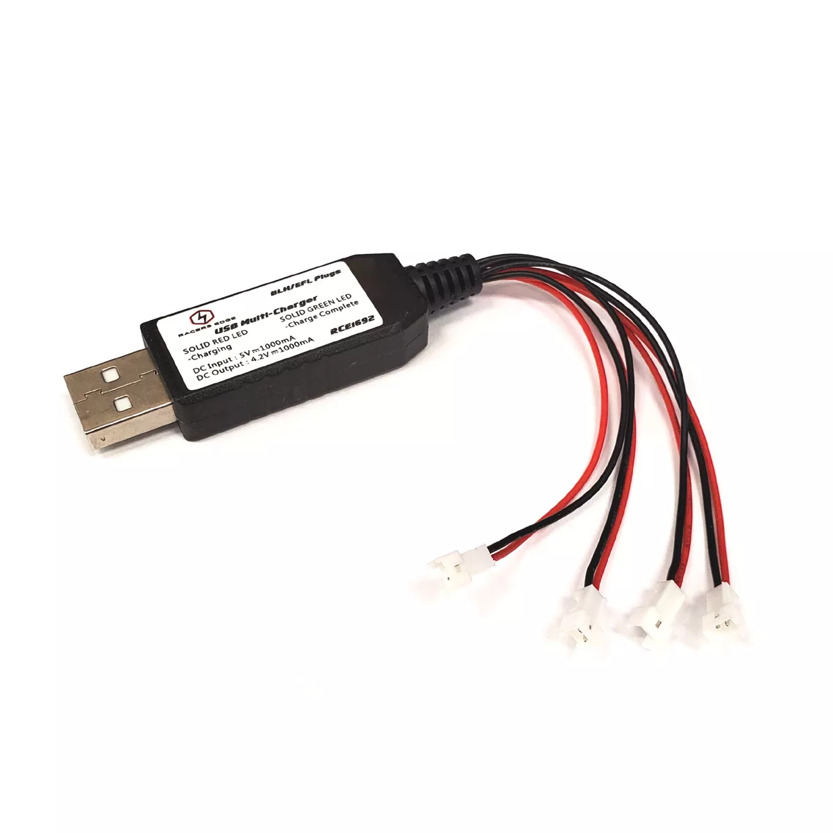 USB Multi-Charger Charges up to 4 batteries at once!
