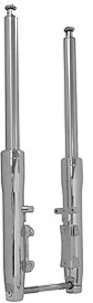 V-Factor 36754 Chrome 41MM Fork Legs Kit Single Brake +2" Length Harley FX 84-99
