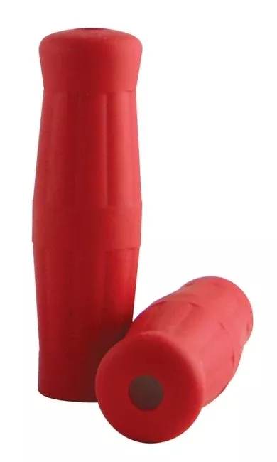 V-Factor 42003 Red Coke Pop Bottle Vintage Chopper Motorcycle Handlebar Grips