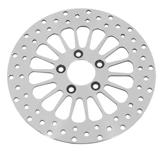 V-Factor 58610 Polished 11.5" Front Brake Disc Rotor Harley Big Twin & XL 84-07