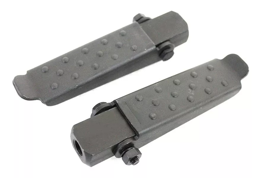 V-Twin 27-1770 Parkerized Rear Footpeg Set Black OE 52652-29 Universal