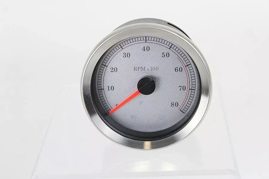 V-Twin 39-0983 4" Electronic Tachometer Analog Harley Twin Cam '04+ 67522-04B