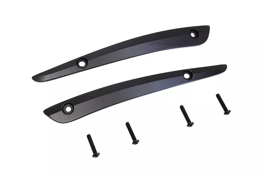 V-Twin 42-0235 Black Split Windshield Trim Set OE 57400320 Harley FLTR 2015-Up