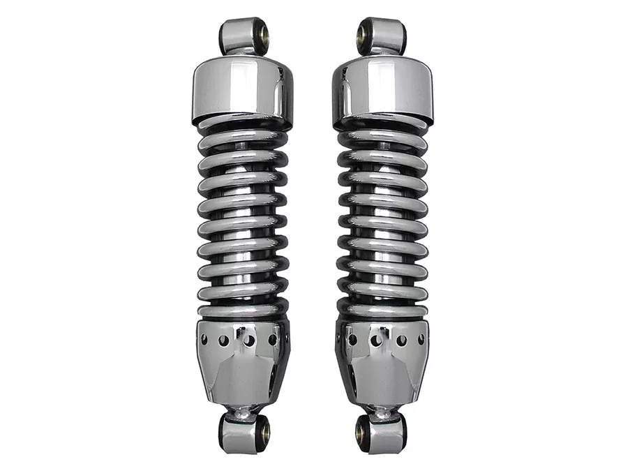 V-Twin AEE Chrome 11-1/2" Rear Motorcycle Shocks 1991-2017 Harley Dyna FXDWG
