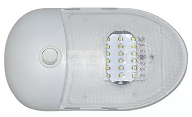 Valterra DG654291VP Diamond Group Slim Line Single LED Dome Light Warm White
