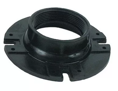 Valterra T05-0784 4" x 3" 1.80" Female Threaded Floor Flange, Black
