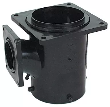 Valterra T1010 Flanged Valve Fitting 3" San Tee Reducing Black