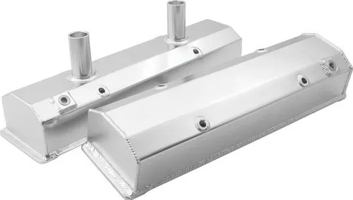 Valve Covers SBC Fab Aluminum w/Tubes ALL26171