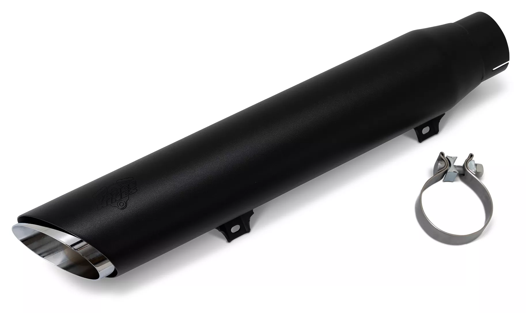Vance & Hines 4″ Round Twin Slash Slip-On Muffler For Harley Softail 2025-2026