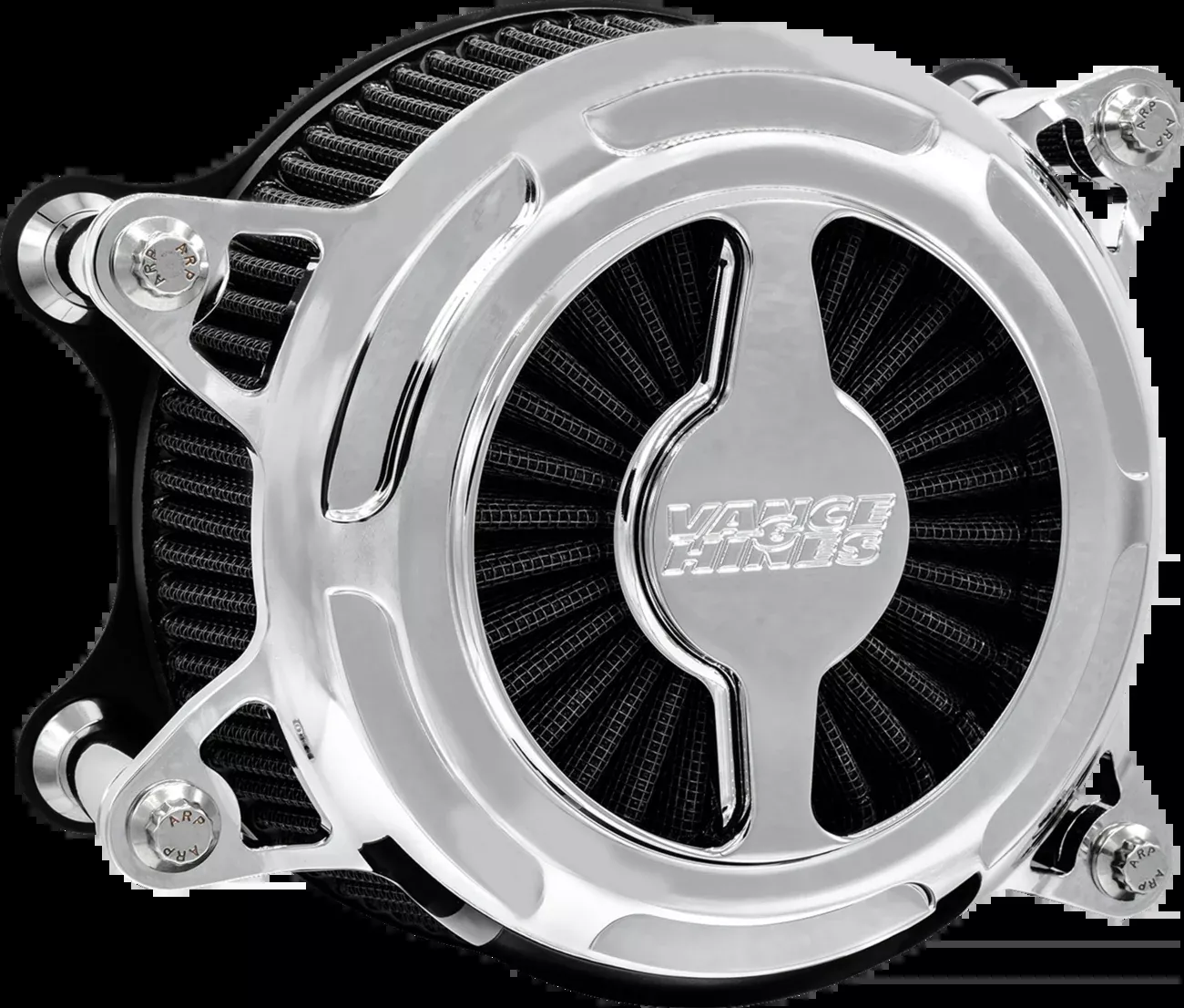 Vance & Hines Chrome VO2 Blade Air Filter Kit for 2023-26 Harley Touring Softail