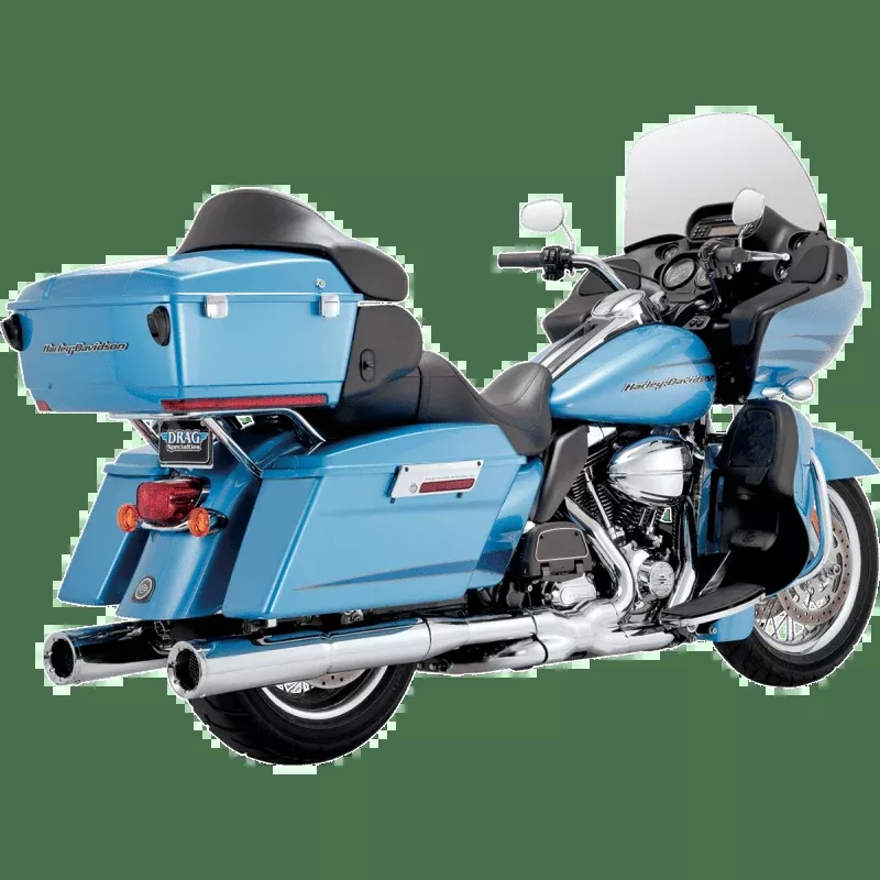 Vance & Hines HI-Output SO CHROME*2 For Harley FLT/FLH