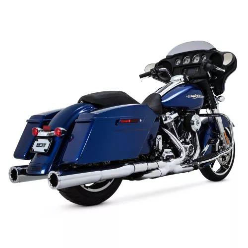 Vance & Hines Power Duals PCX Exhaust Header for 2017-2024 Harley Touring - Chrome