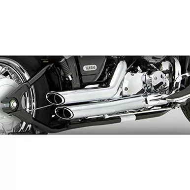 Vance & Hines Shortshots Staggered Exhaust Chrome 18519