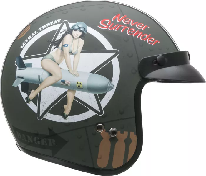 Vega X380 Open Face Helmet - Bombs Away