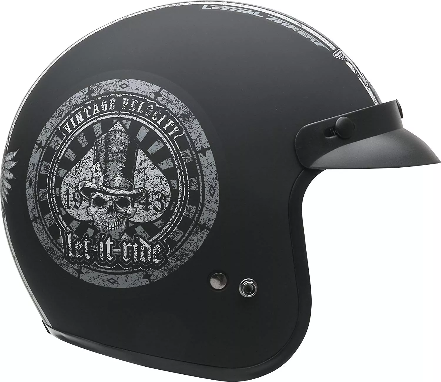 Vega X380 Open Face Helmet - "Let It Ride"