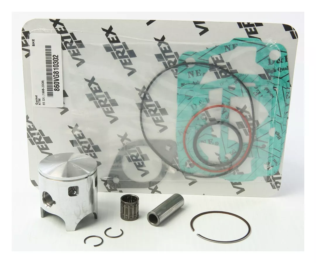Vertex Cast 2-Stroke Piston Kit KTM 65 SX 2000-2008