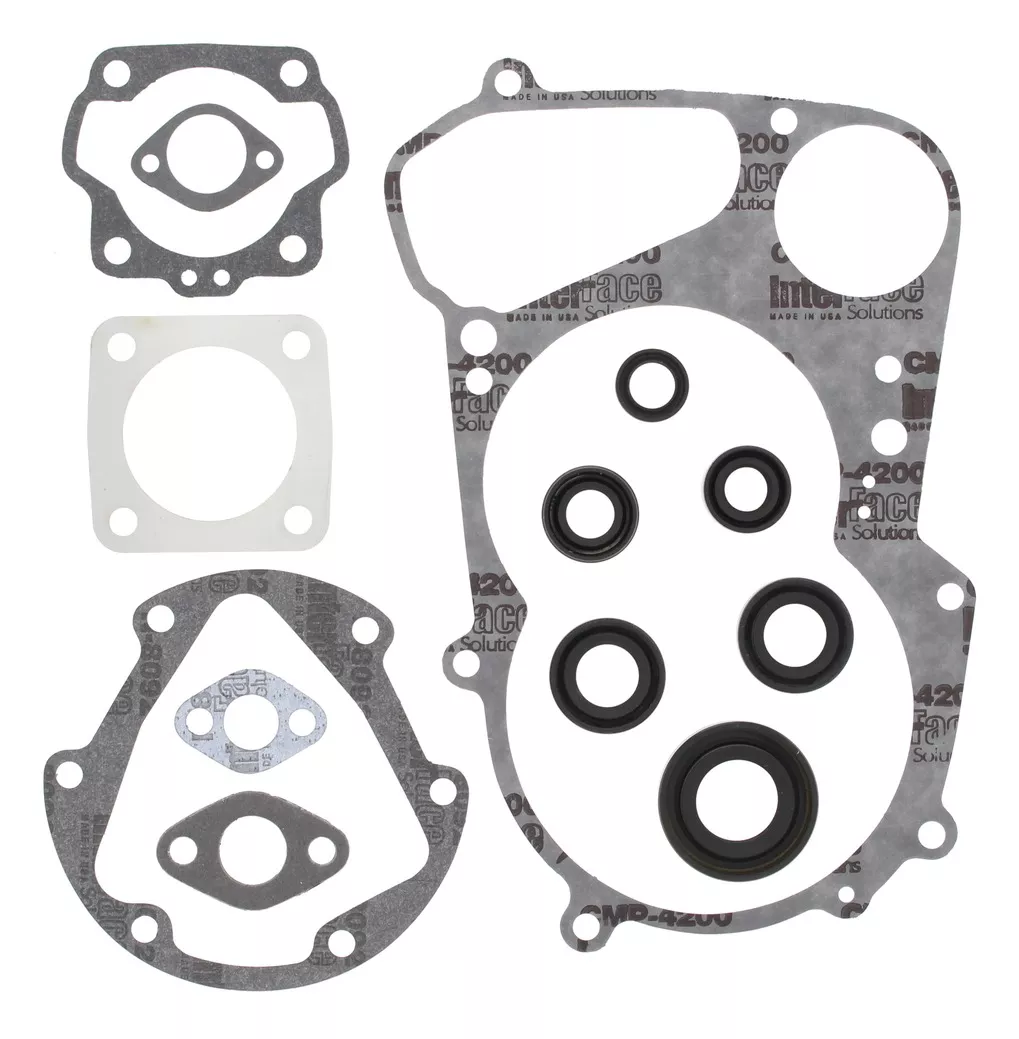 Vertex Complete Gasket Set With Oil Seals Kawasaki / Suzuki 50cc 1978-2006