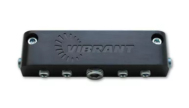Vibrant 2691 Black Anodized Aluminum Vacuum Manifold
