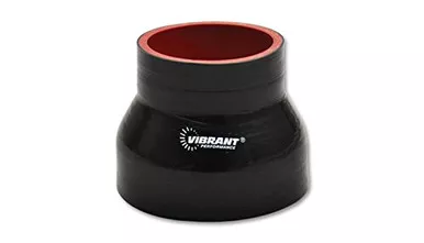 Vibrant Performance 2777 Black 4 Ply Reducer Coupling, 4" x 5"