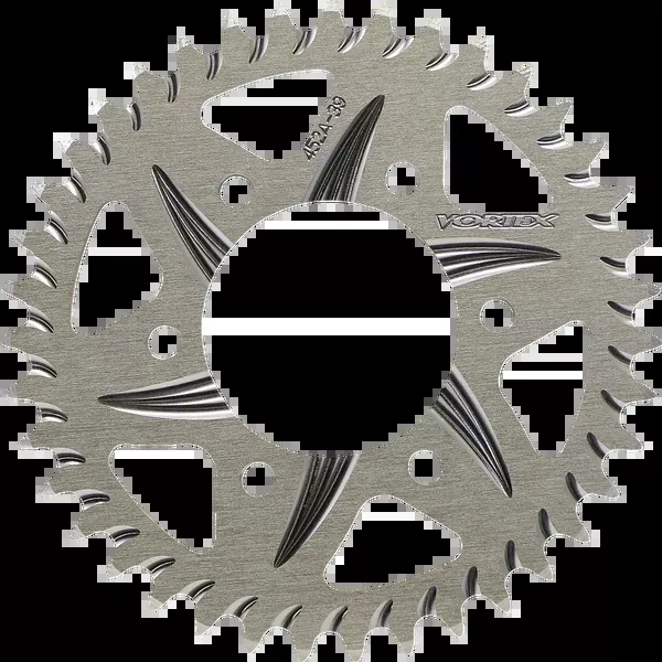 Vortex Aluminum Sprocket – Silver – Rear – 39 Tooth