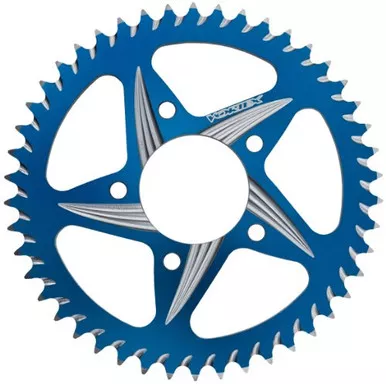 Vortex Cat5 Rear Aluminum Sprocket Blue 43T - 526AZB-43
