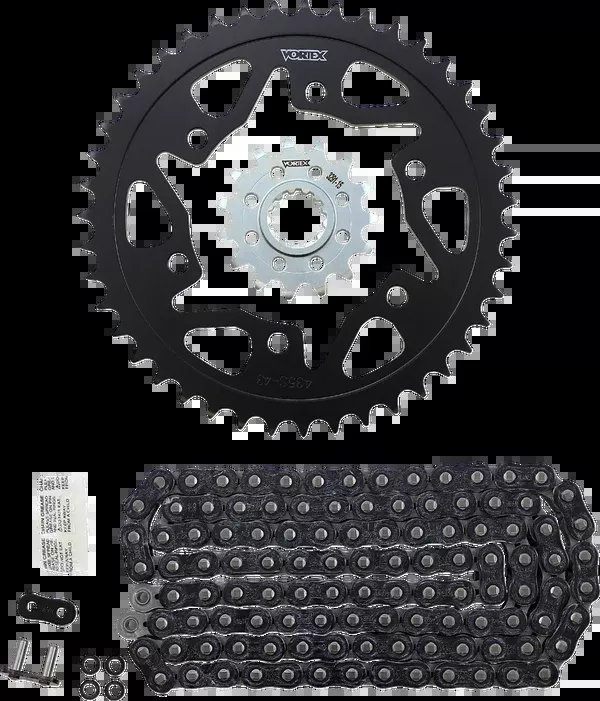 Vortex Chain And Sprocket Kit – GFRS – Black – Yamaha FZ/MT-10
