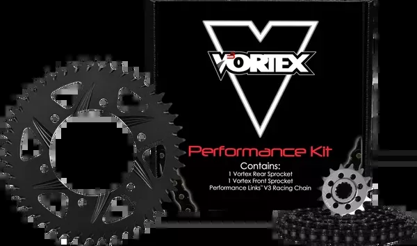 Vortex Chain And Sprocket Kit - HFRA - Black - Yamaha YZF-R3/MT-03