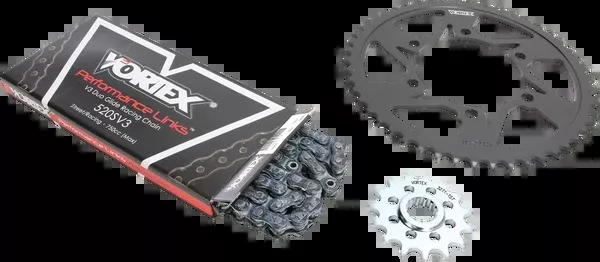 Vortex Chain And Sprocket Kit - HFRS - Black - Honda CBR500R