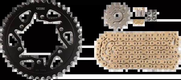 Vortex Chain And Sprocket Kit – HFRS – Gold – Kawasaki Ninja 400