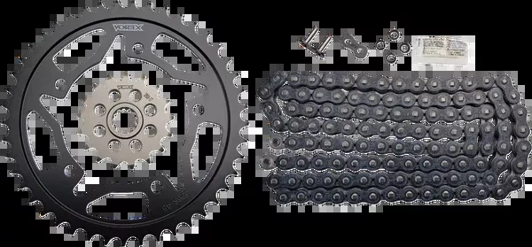 Vortex Chain And Sprocket Kit - WSS - Black - Suzuki GSX-R750