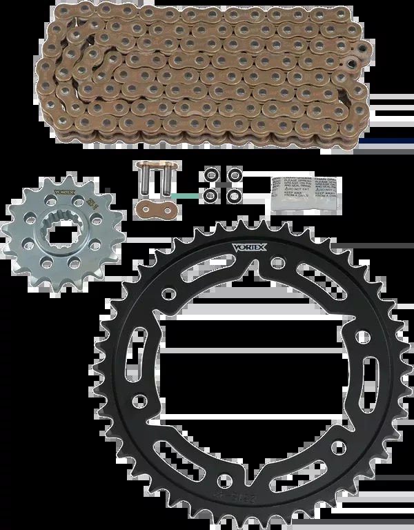Vortex Chain And Sprocket Kit – WSS – Gold – Honda CBR 1000 RR