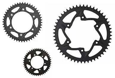 Vortex F5 Rear Aluminum Sprocket Black Hardcoat 46T - 526AK-46