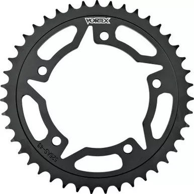 Vortex Steel Rear Sprocket Black 42T - 245AS-42