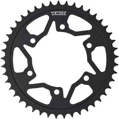 Vortex Steel Rear Sprocket Black 43T - 452AS-43
