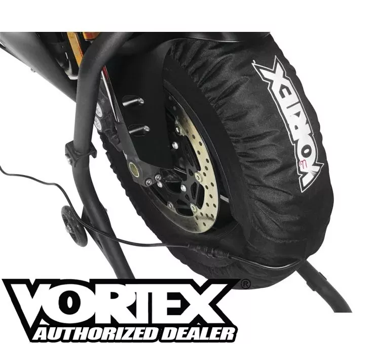 Vortex Tire Warmers 120, 140-165 Front/Rear Tires Motorcycle Track Day TW102