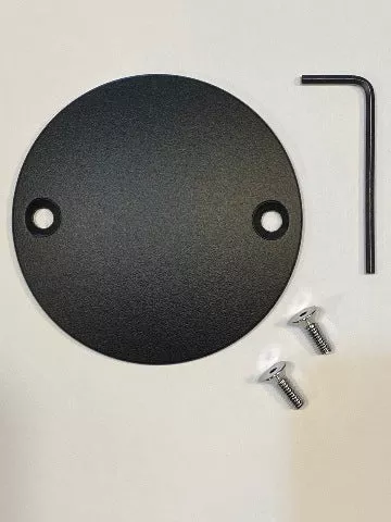VTwin Black Smooth Domed Ignition Cover 1970-2021 Harley Touring Softail Sportster