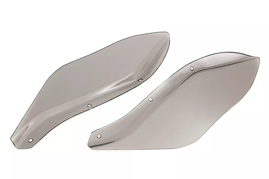VTwin Dark Smoke Fairing Wind Deflector Set fits 1996-2013 Harley Touring FLHT
