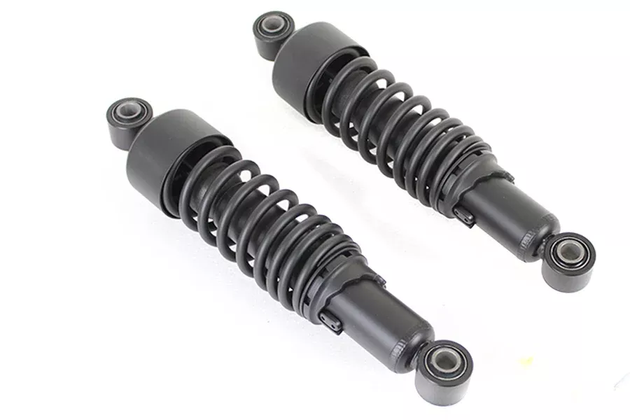 VTwin Dura AEE Black 12" Rear Shocks 1995-2016 Harley Touring FLHR FLHX FLTR