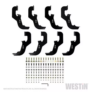 Westin 21-534680 PRO TRAXX 5 Oval Nerf Bars for 19-24 Silverado Sierra1500, Pair