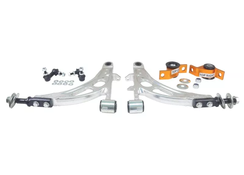 Whiteline 93-07 Subarau ImprezaFront Lower Street Performance Alloy Control Arm Kit KTA289