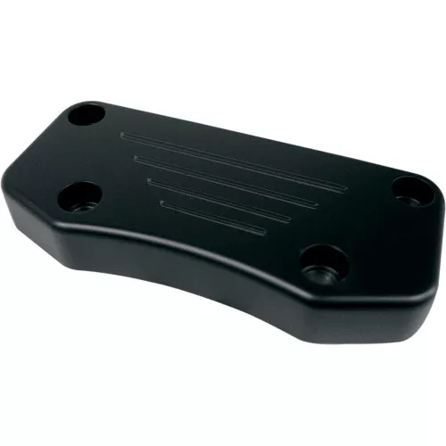 Wild 1″ Ball-Milled Handlebar Top Clamp – Black